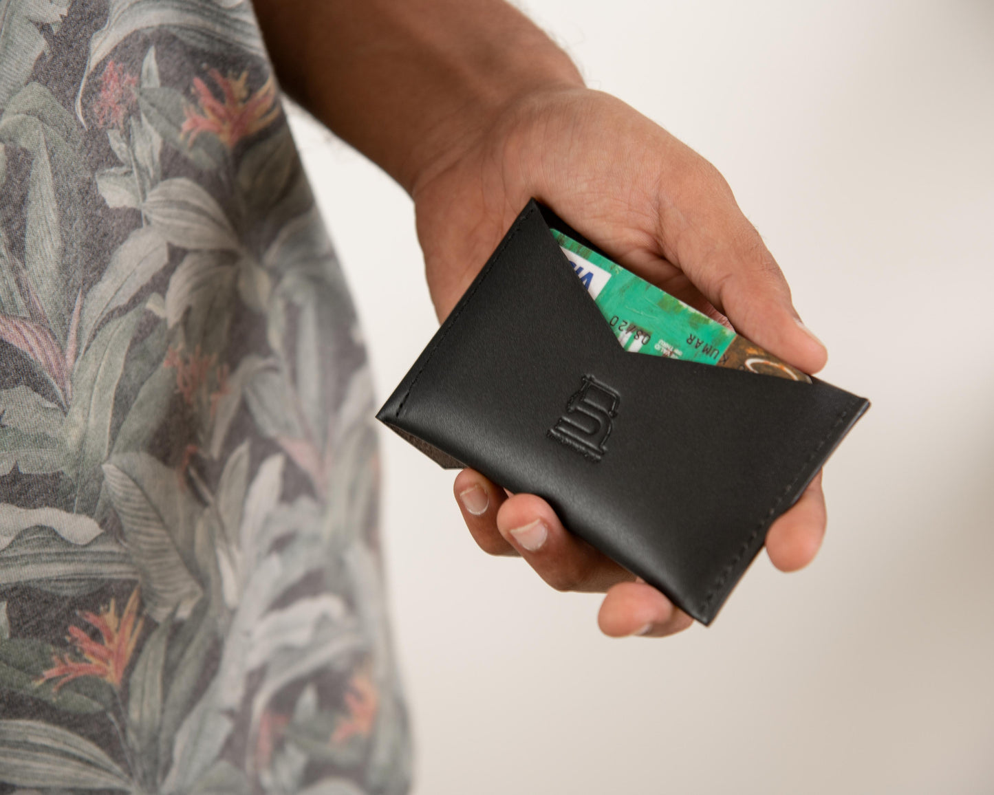 Wave Card + Coin Wallet - BLACK