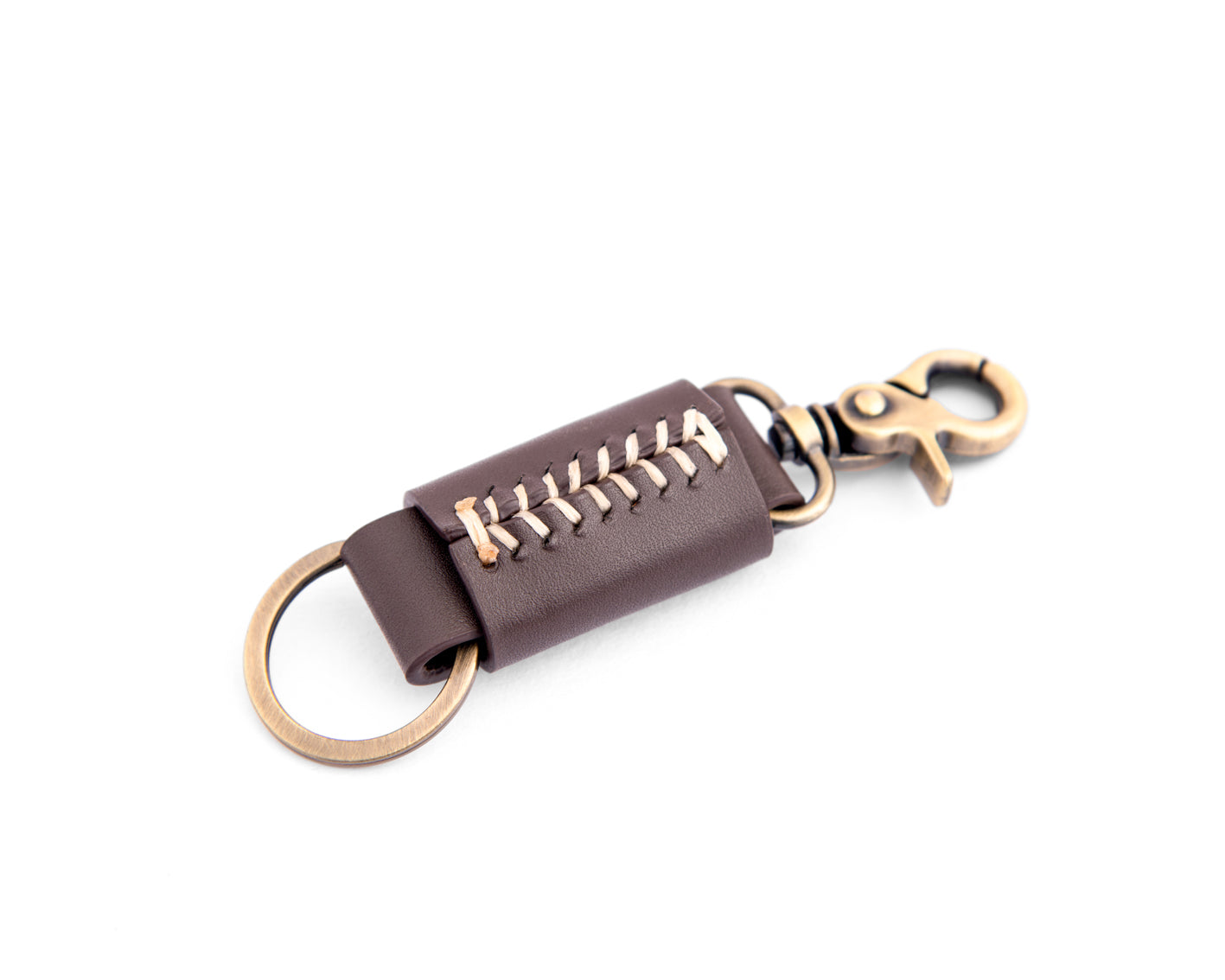 Leather Key Loop - Choco