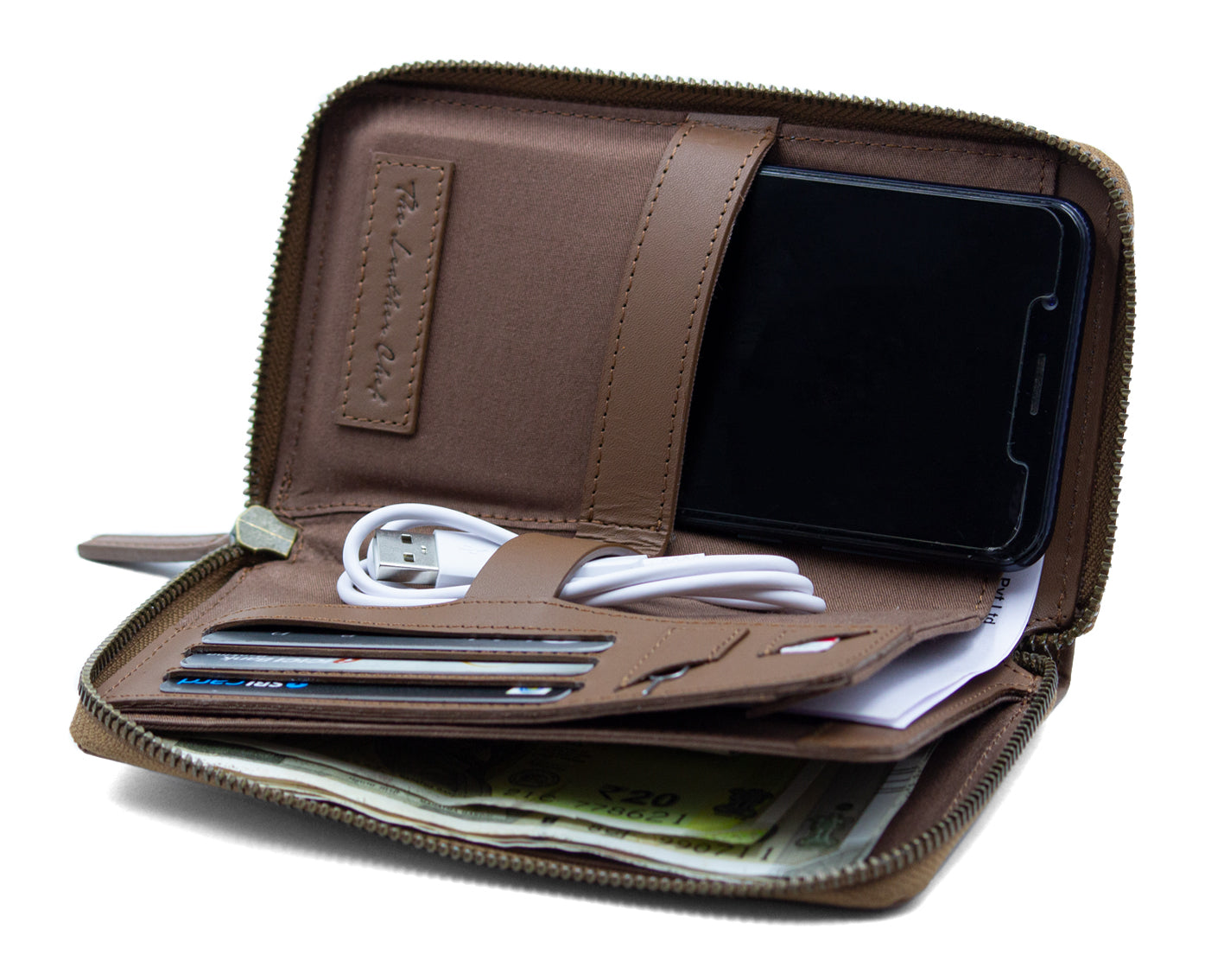 Noble Mobile Clutch - Tan