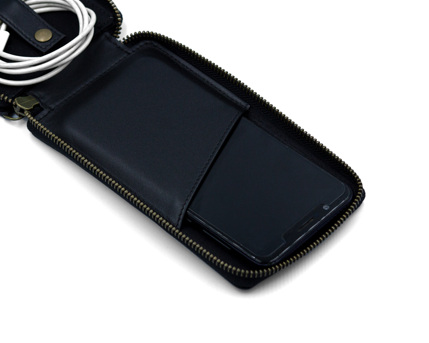MOD Black Set (MOD Wallet - Black + Leather Key Loop - Black)