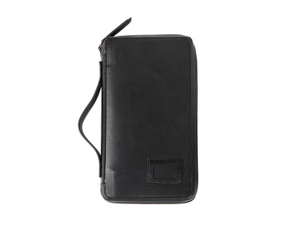 Bank Organiser - BLACK (Full Leather)