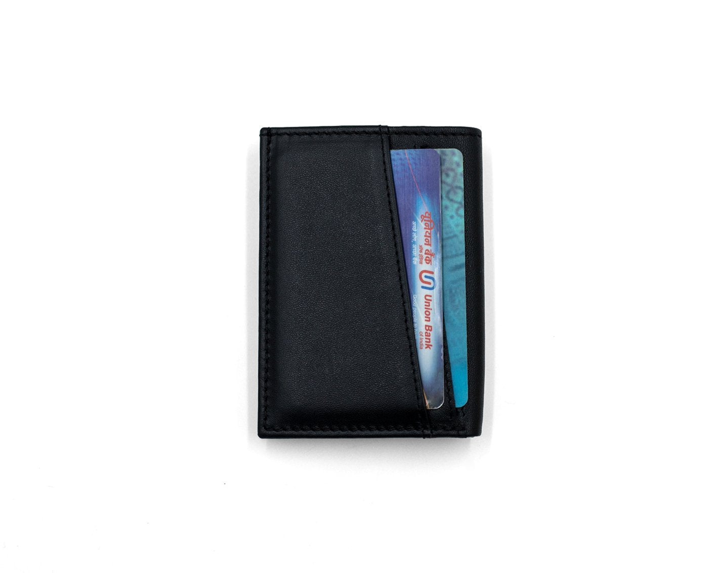 (Compact Zipper Wallet- Black + Mini Wallet - Black)