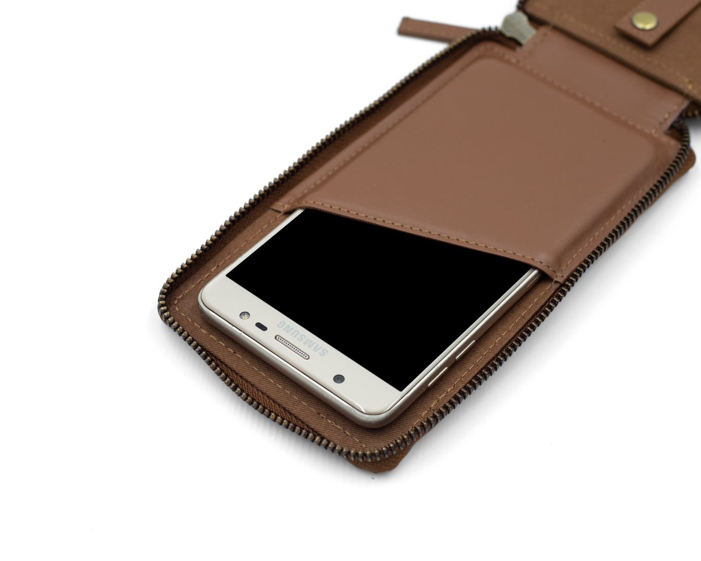MOD Phone Wallet - TAN - The Leather Chef