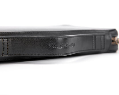 Bank Organiser - BLACK (Full Leather)