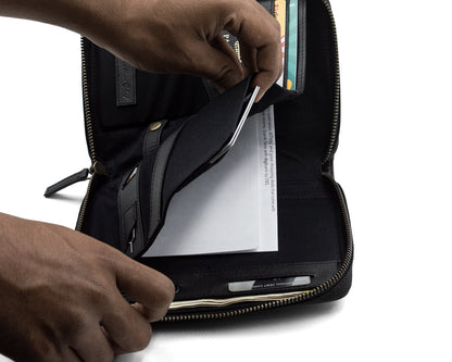 Nomad Passport Organiser - Black