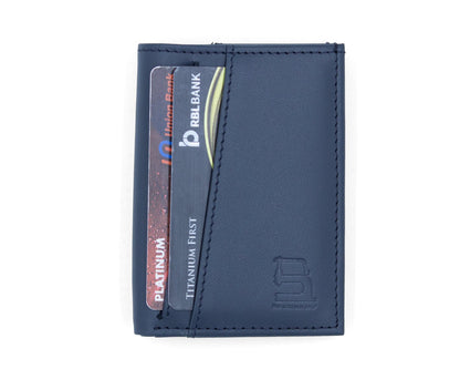 (Compact Zipper Wallet + Mini Wallet - Midnight Blue)