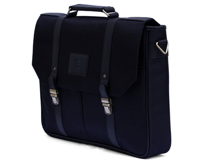 Retro Laptop Bag - Black