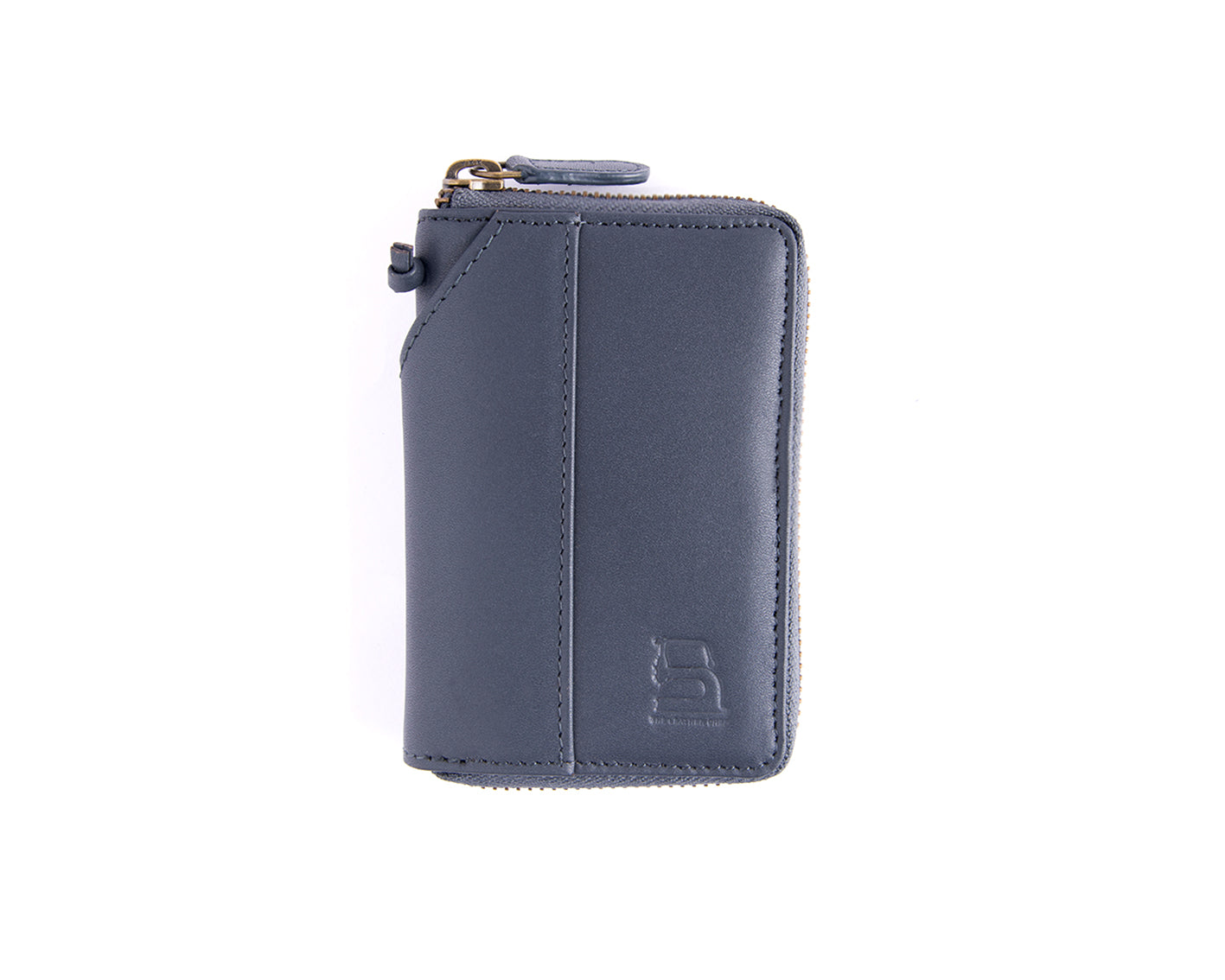 Compact Zipper Wallet - Midnight Blue