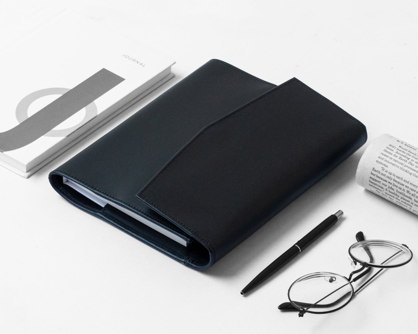 Expensive Diary Executive Leather Diary - Black – The Leather Chef