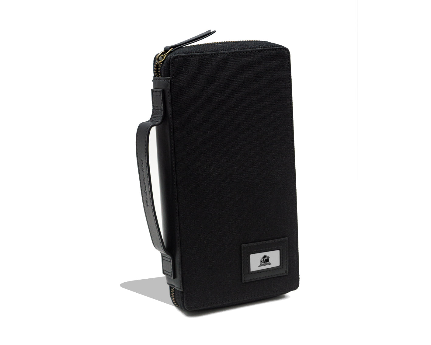 Bank Organiser - Black - The Leather Chef