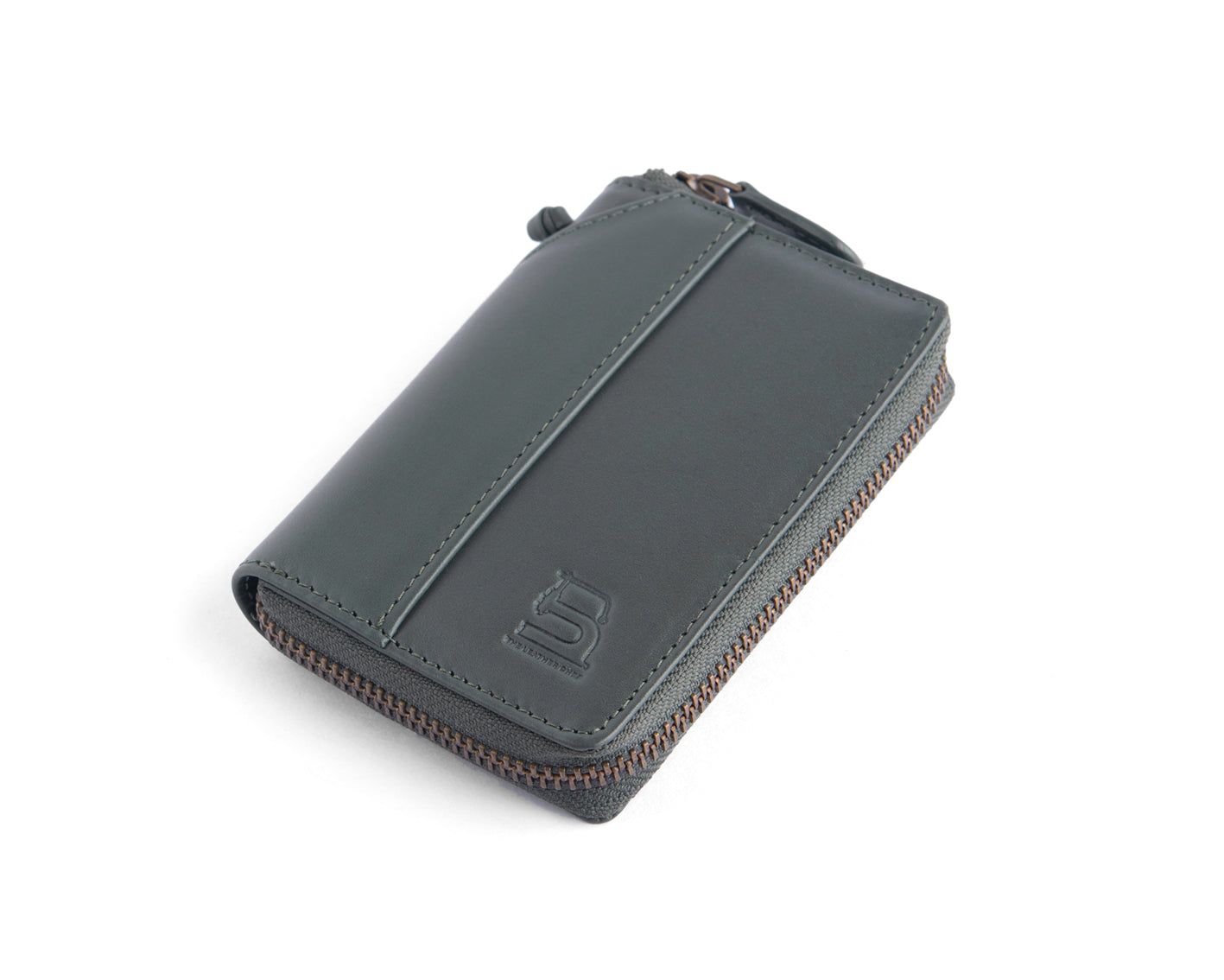 Compact Zipper Wallet - ARMY GREEN