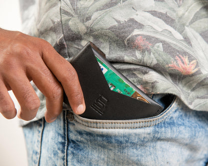 Wave Card + Coin Wallet - BLACK