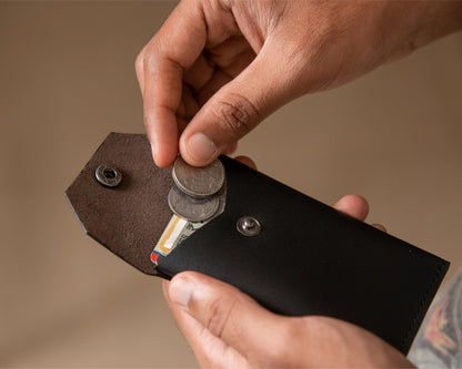 Wave Card + Coin Wallet - BLACK