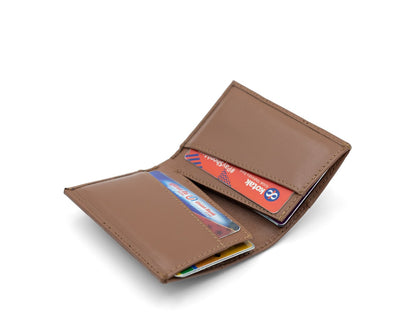 (Compact Zipper Wallet + Mini Wallet - Tan)