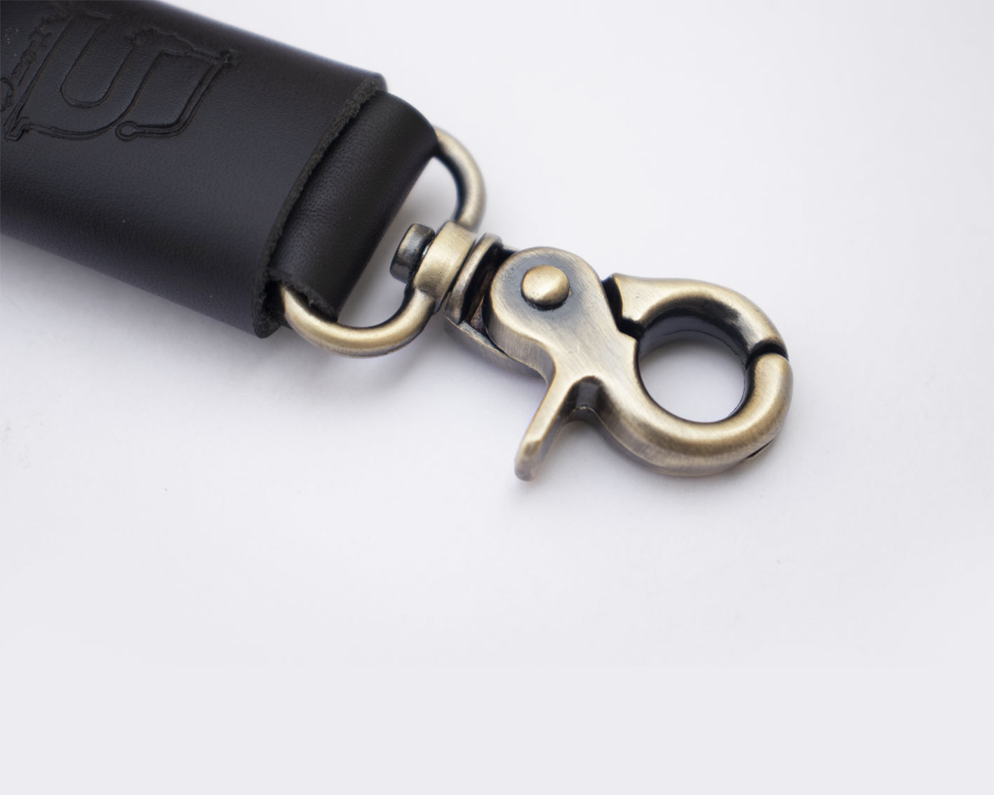 Leather Key Loop - BLACK