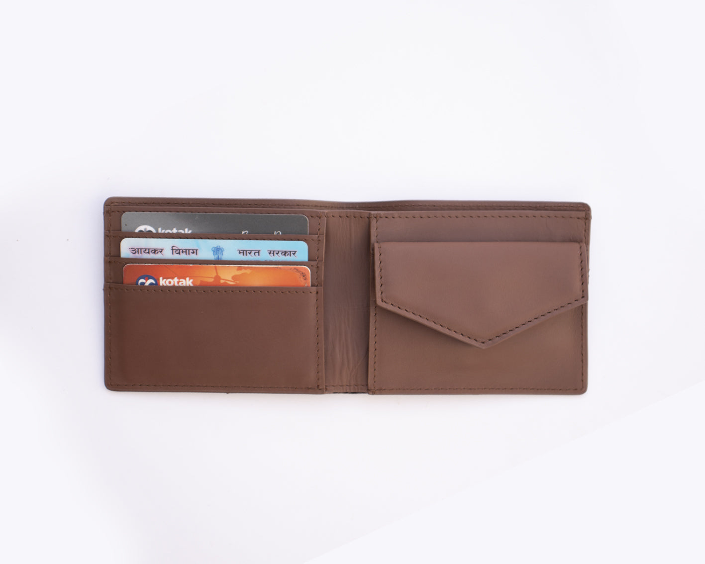 No. 3 PIONEER Billfold Coin Wallet - Horween Chromexcel – Stock & Boer  Leather Co.