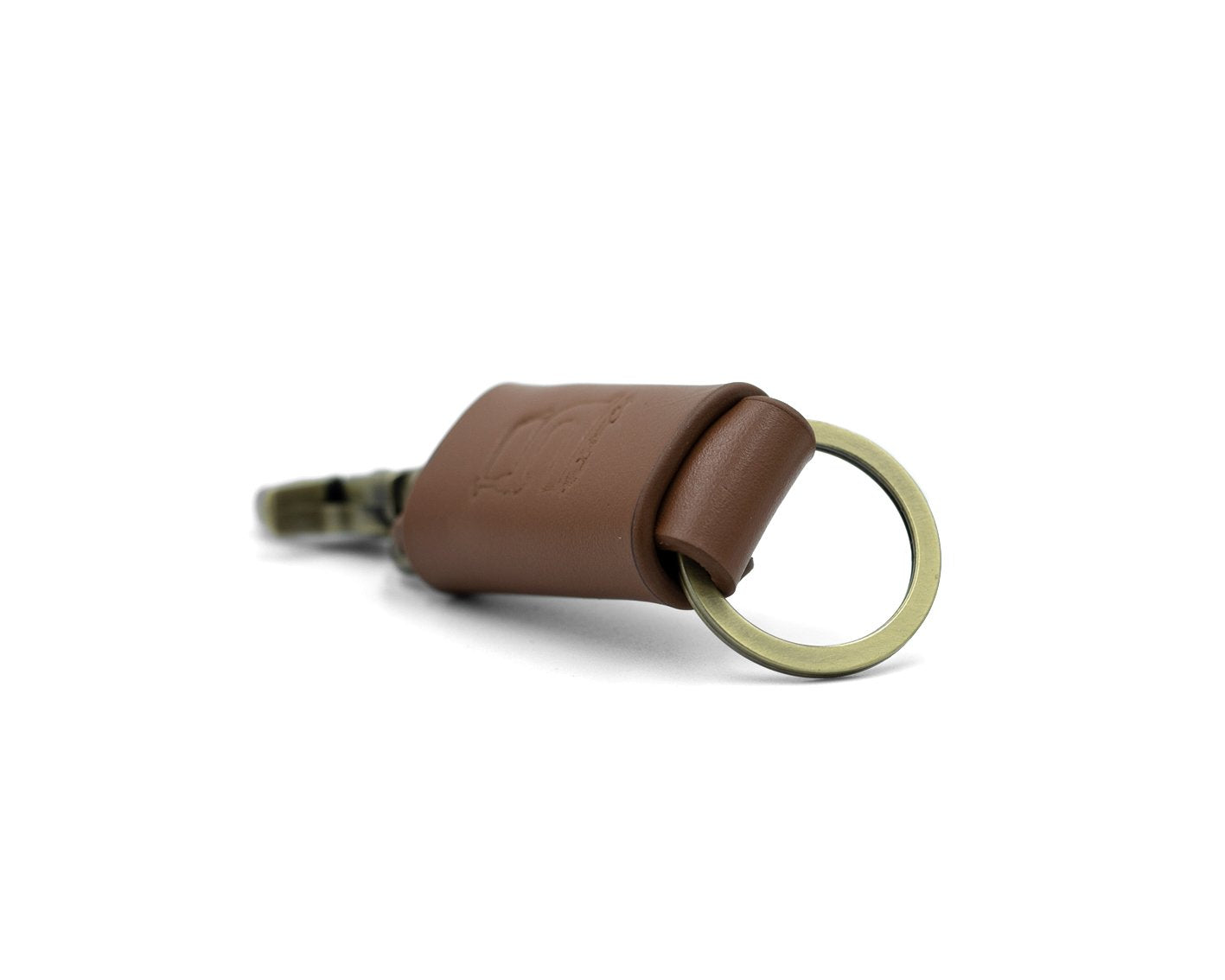 Classic Set (Compact Zipper Wallet + Leather Key Loop - Tan)